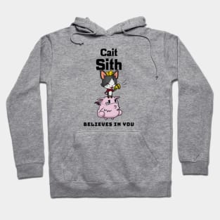 Chibi Cait Sith Believes In You Final Fantasy 7 Hoodie